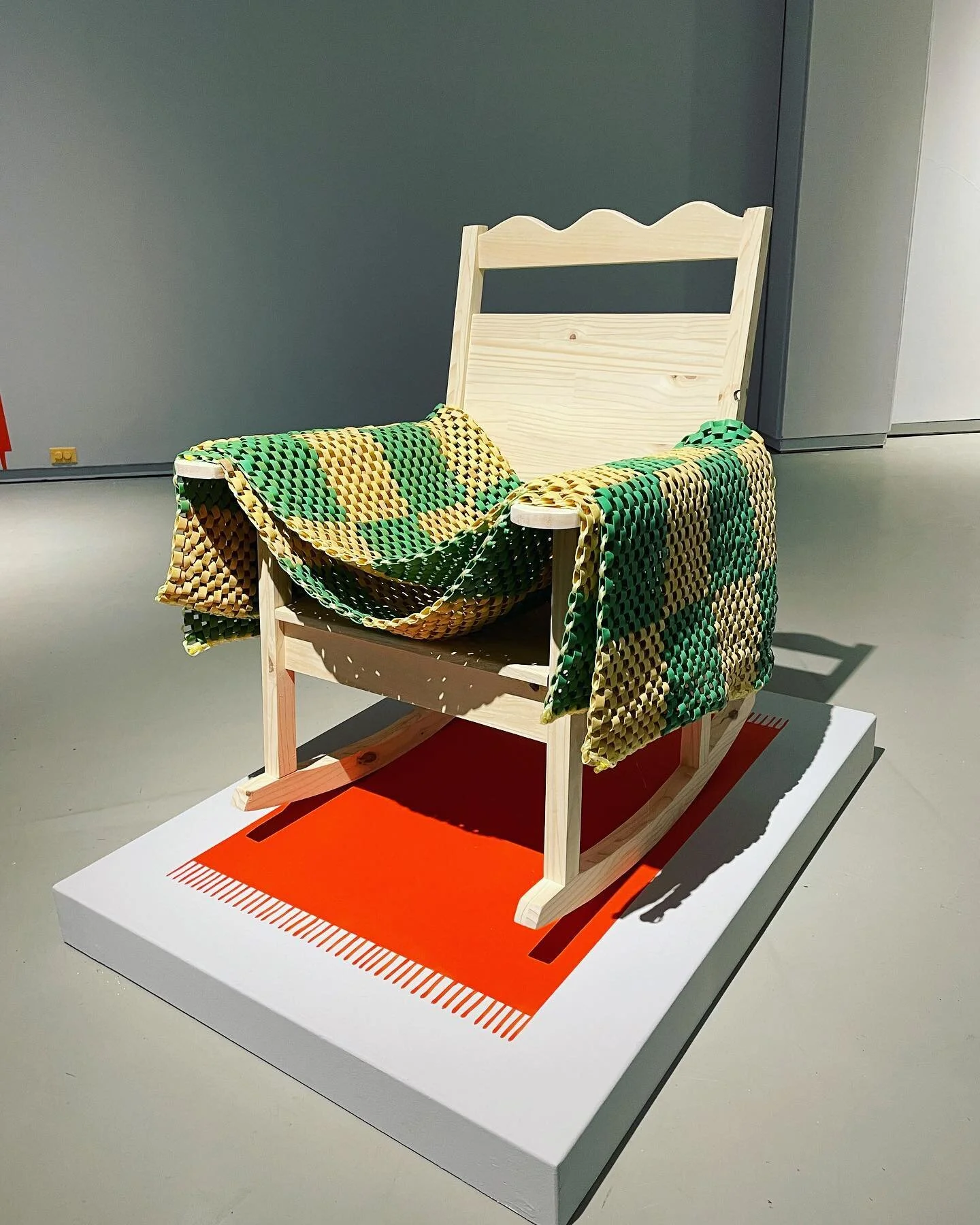 Some recent work! Designed and built a bunch of furniture to display a variety of textile and ceramic work in &ldquo;Crafts__Ship&rdquo;, the new exhibit at @smugallery. Super talented artists, such a great collaborative experience putting this exhib