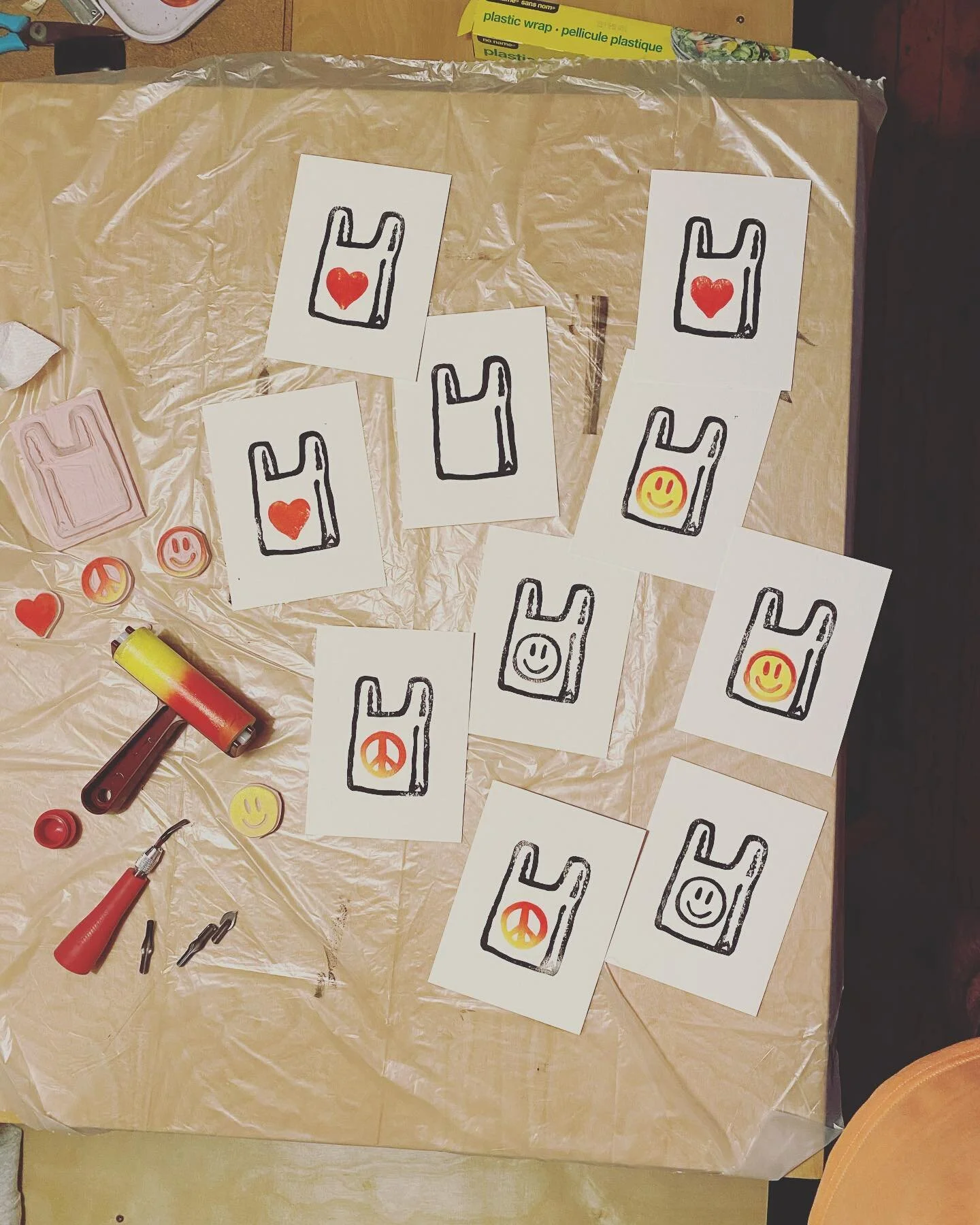 Little series of sticker vending machine inspired prints ✌️