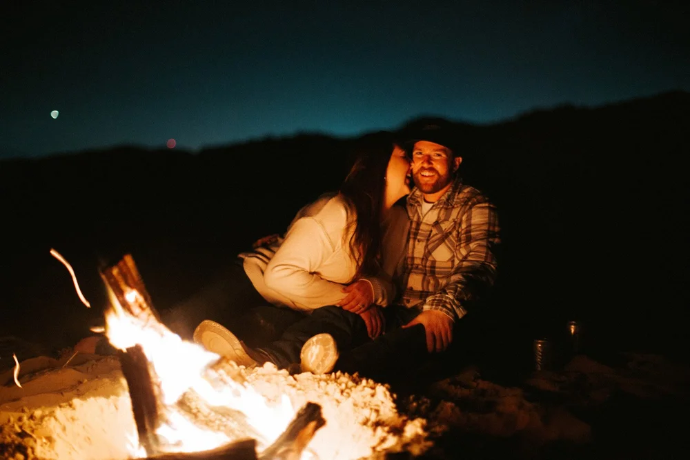 photographing bonfires