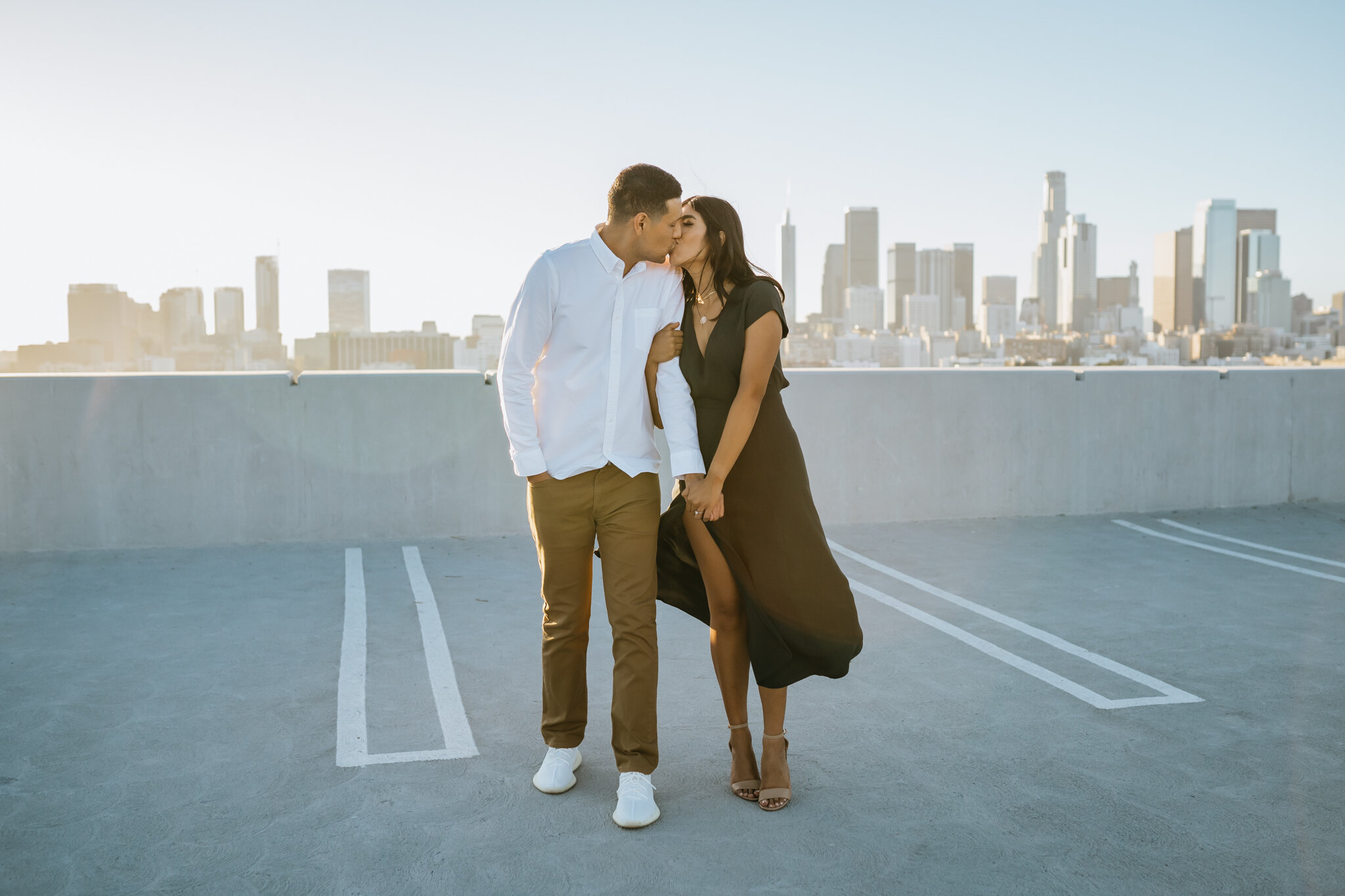 Row DTLA Engagement Session | Amanda + Gumer 