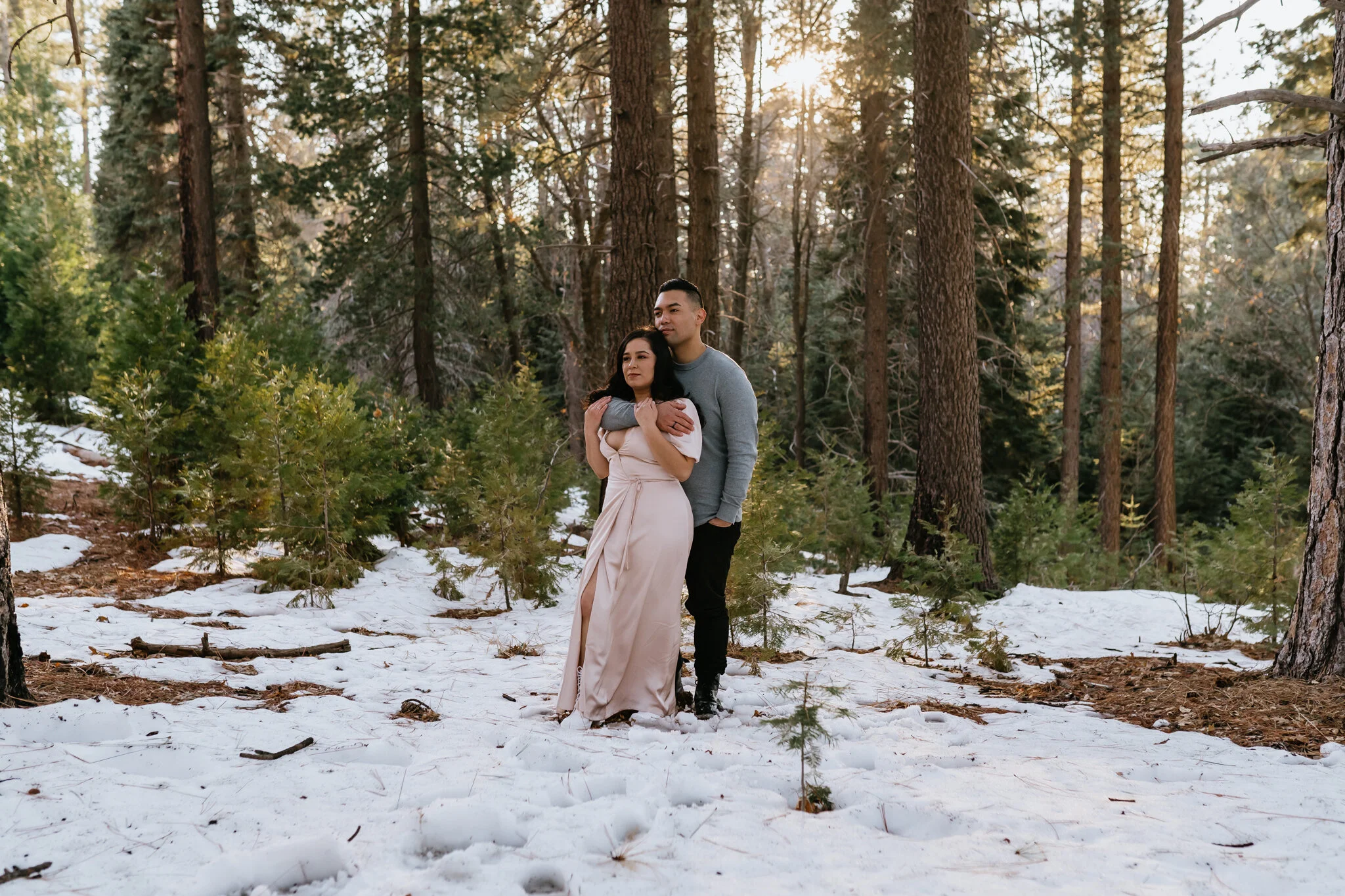 Lake Arrowhead Engagement Session | Stephanie + Alessandro