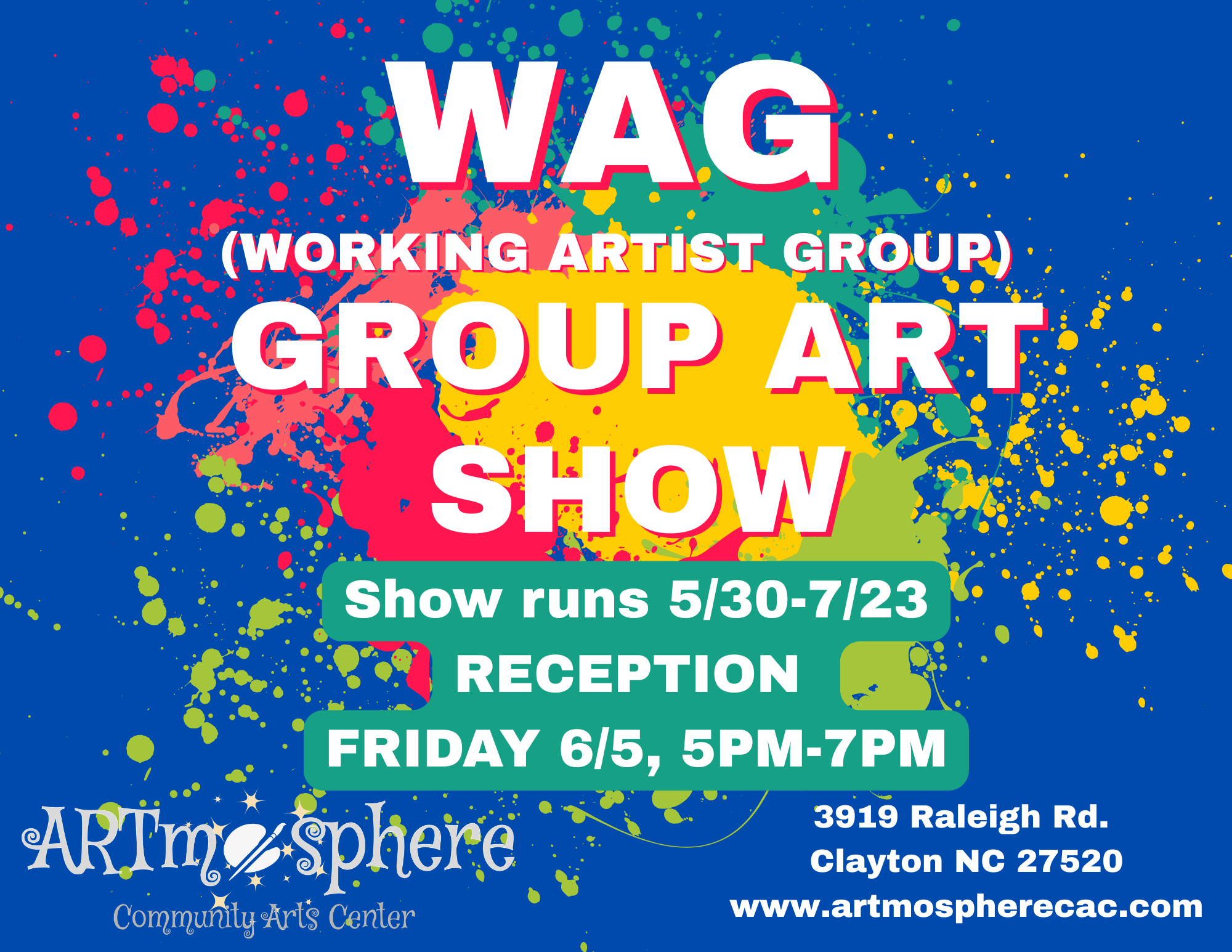 WAG (Working Artist Group) Exhibition and Reception