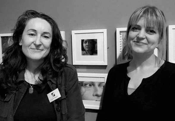 Myself and Emma Fay (right) on whom the work is based on.