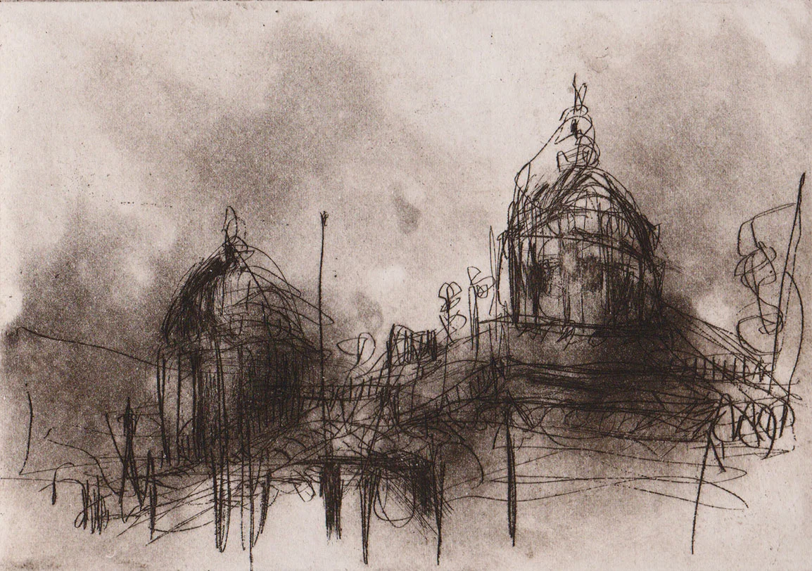 Old NatWest bank, St Martin’s,Leicester - (Etching - Variable Edition 1 off 25)
