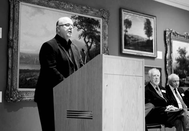 Launch night - Simon Lake - Curator of Fine Art