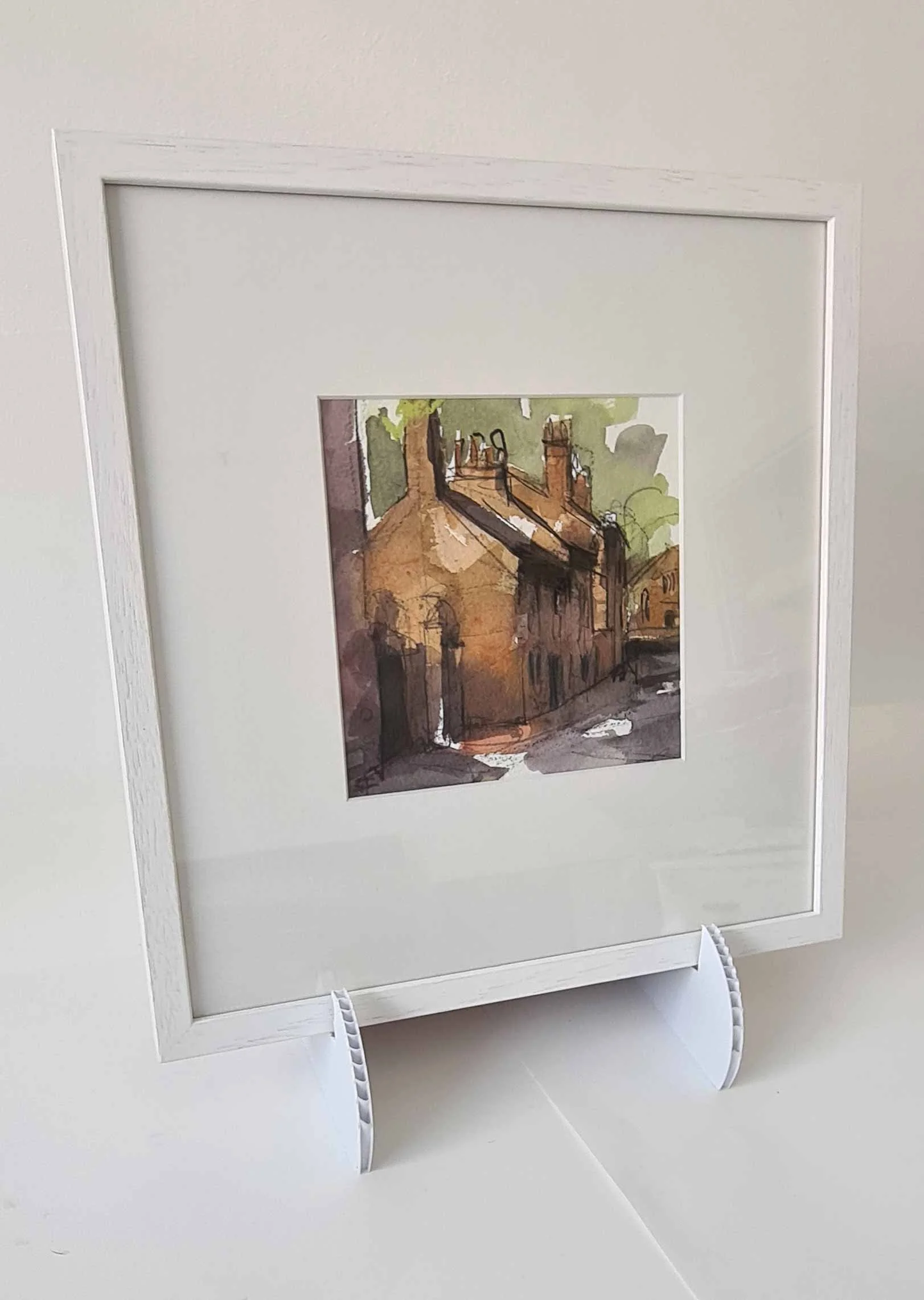 Castle View Buildings, Leicester - Framed