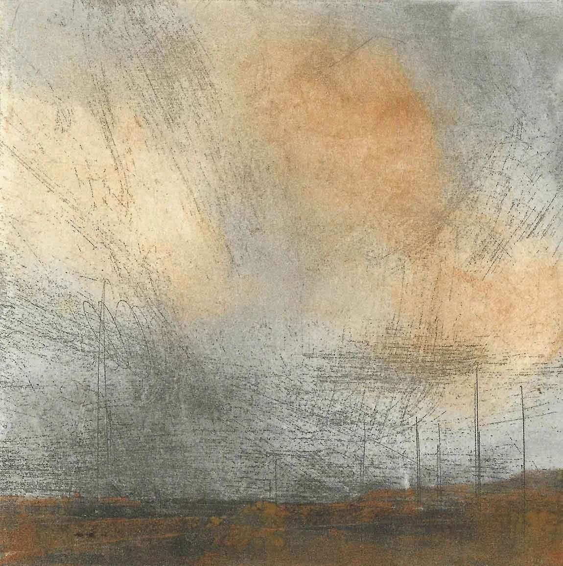 'Mist' -  Etching Landscape 4/20 (Variable Edition).