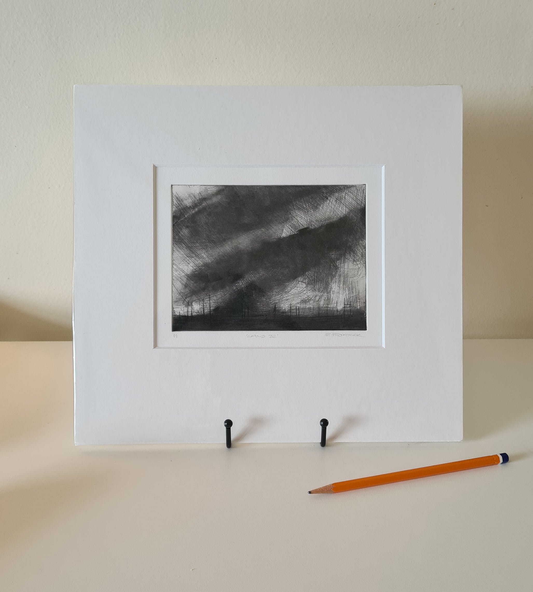 Land 32, Monoprint — Emma Fitzpatrick, Printmaker Dublin — EMMA FITZPATRICK