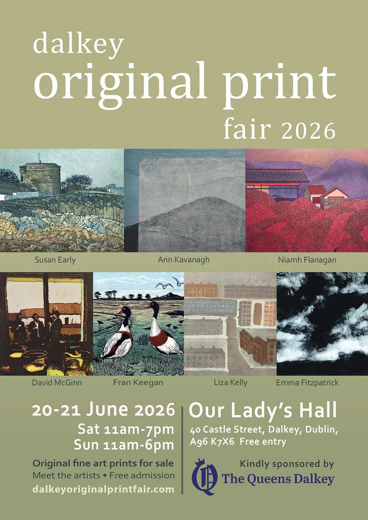 Dalkey-Original-Print-Fair_2026.  Dalkey Original Print Fair returns for its second year, presenting original fine art prints by seven established Dublin-based printmakers.