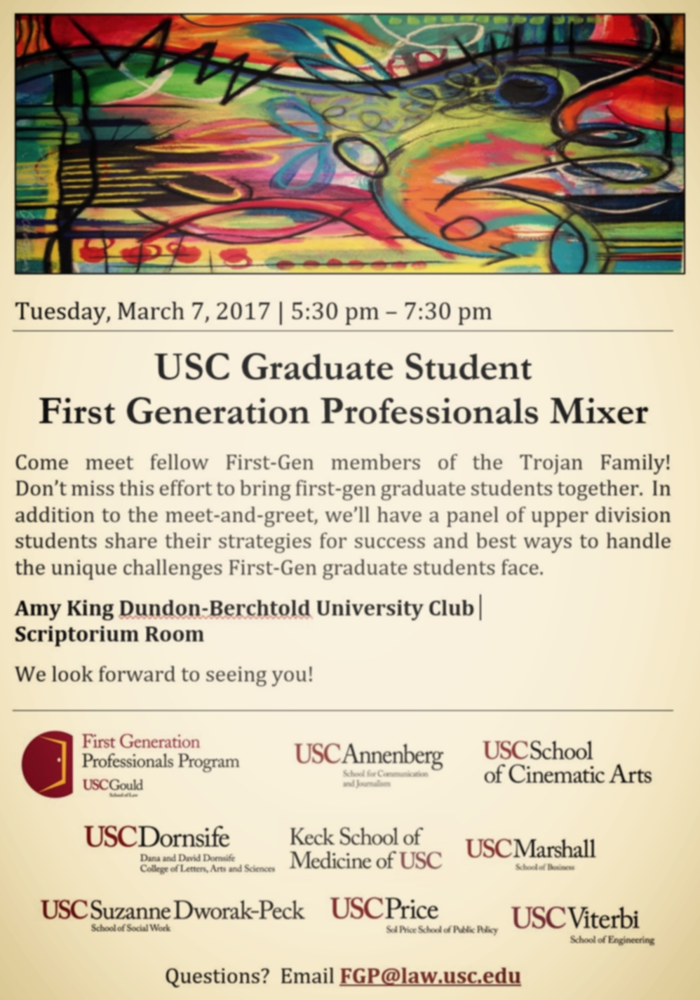 Mentorship: Part of a USC First Generation Graduate Student Panel