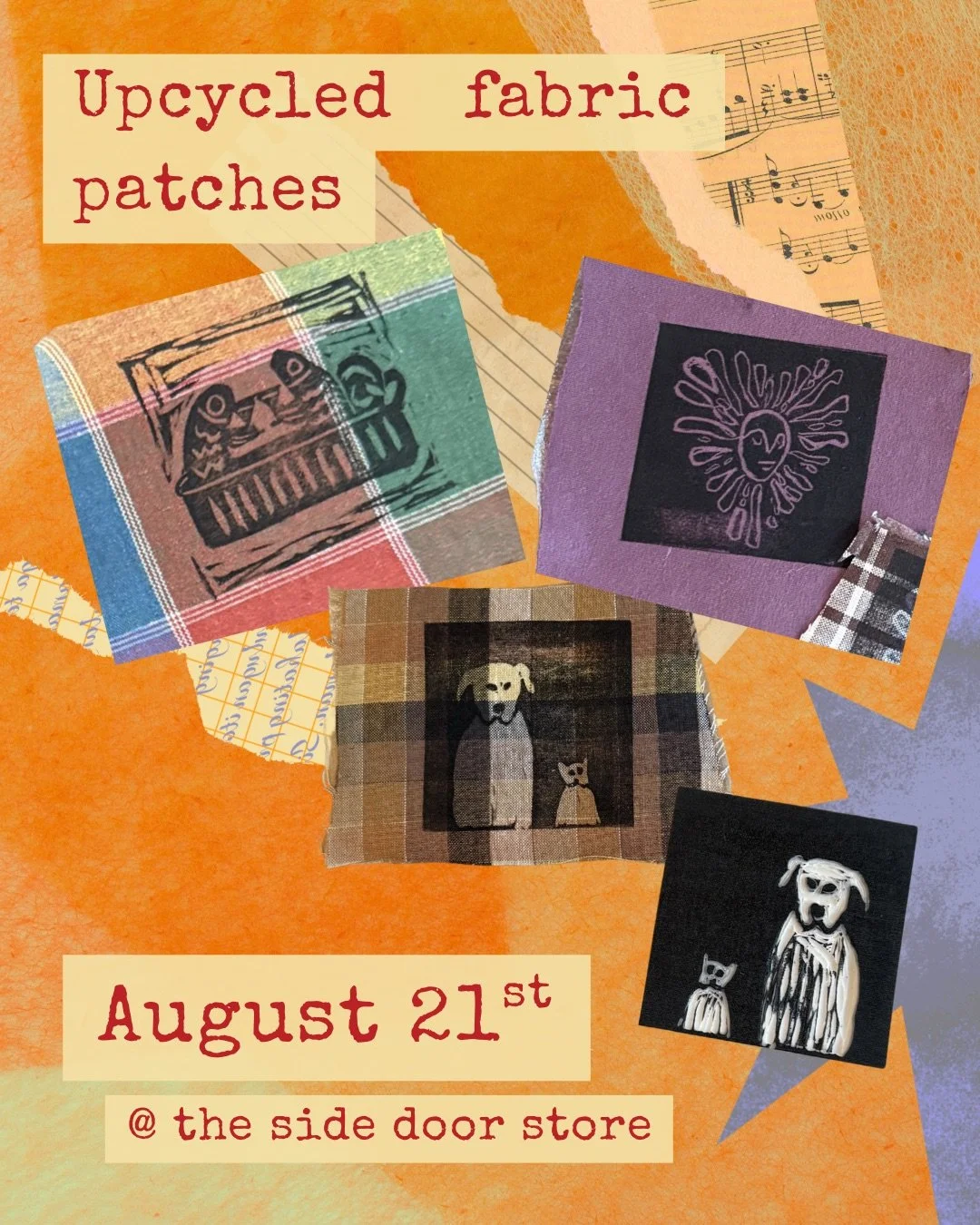 Upcycle Fabric Patches