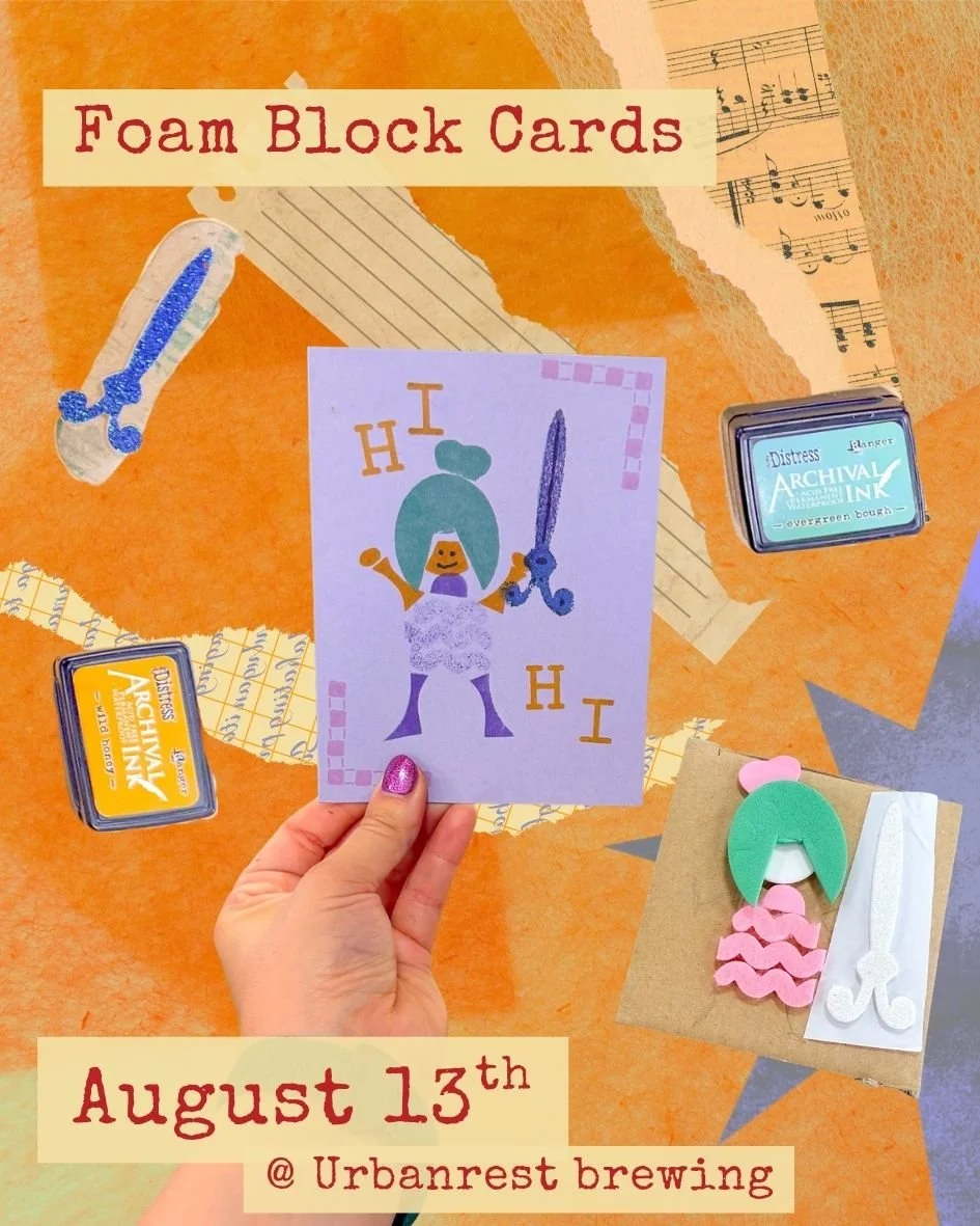 Foam Block Greeting Cards