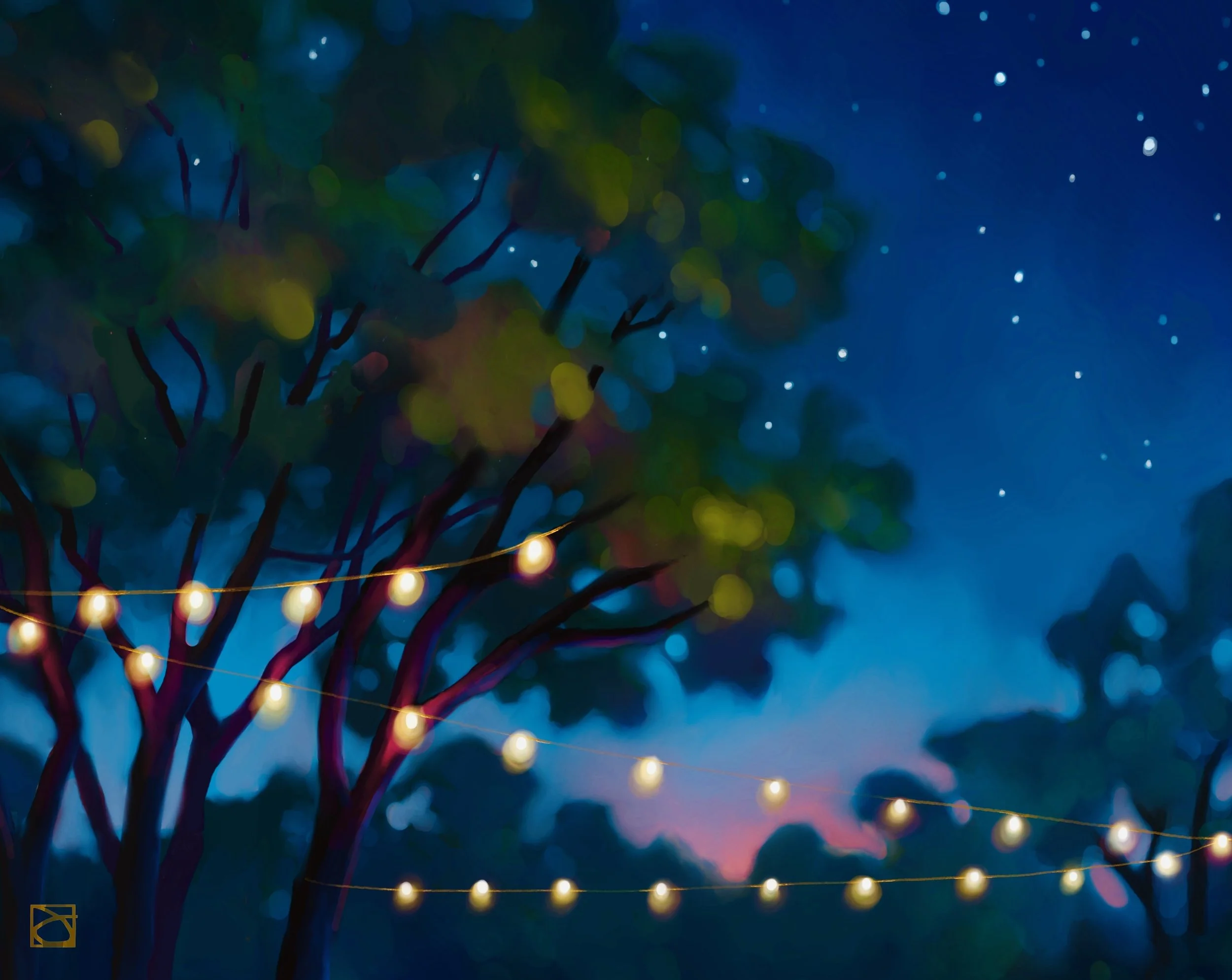 Starlight & String Lights
 
Digital Painting