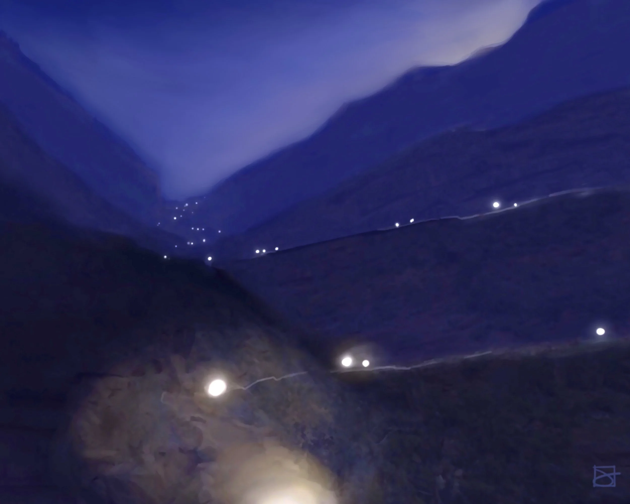 Upward on Bright Angel
 
Digital Painting