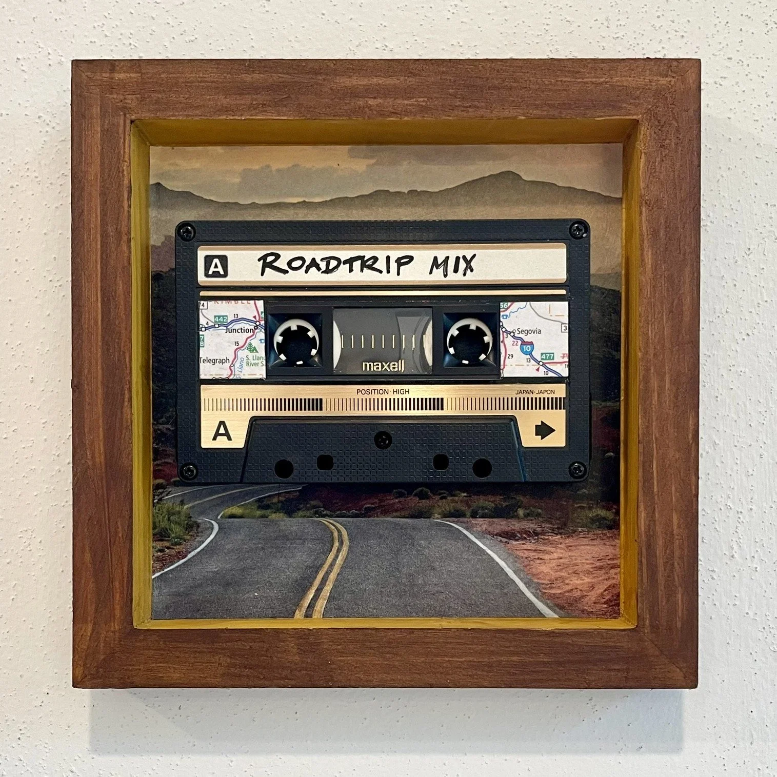 Roadtrip Mix
 
6x6 Painted Up-cycled Cassette Tape on Wood Panel