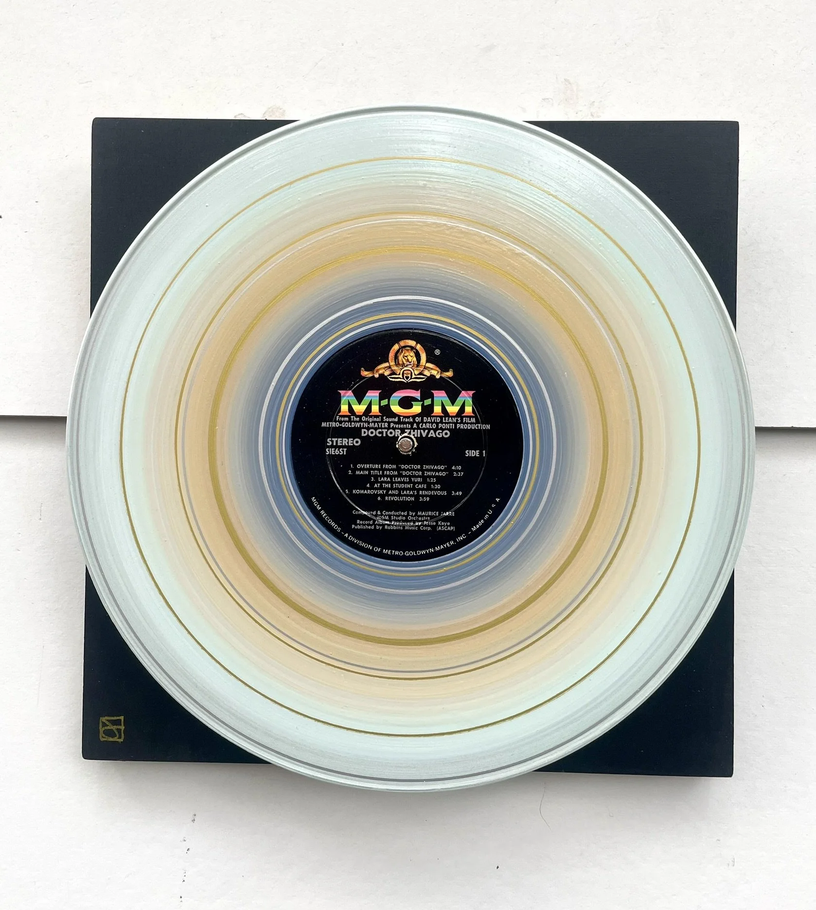 Dr. Zhivago Original Motion Picture Soundtrack
 
12x12 Painted Up-cycled LP Record on Wood Panel