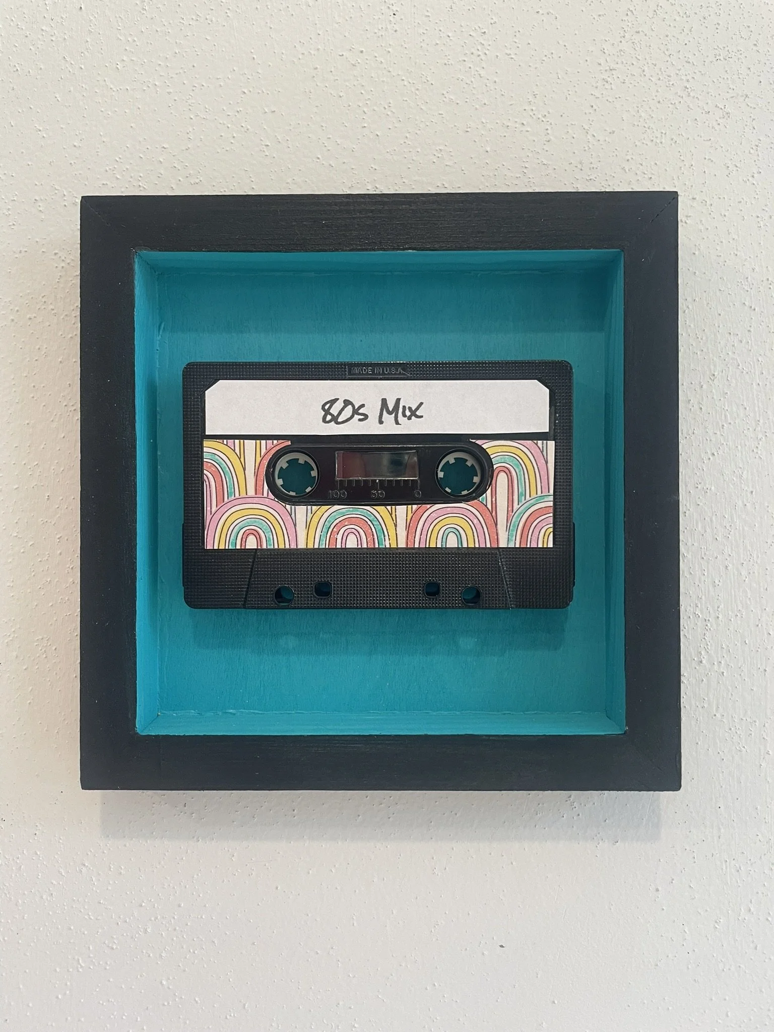 80s Mix
 
6x6 Painted Up-cycled Cassette Tape on Wood Panel