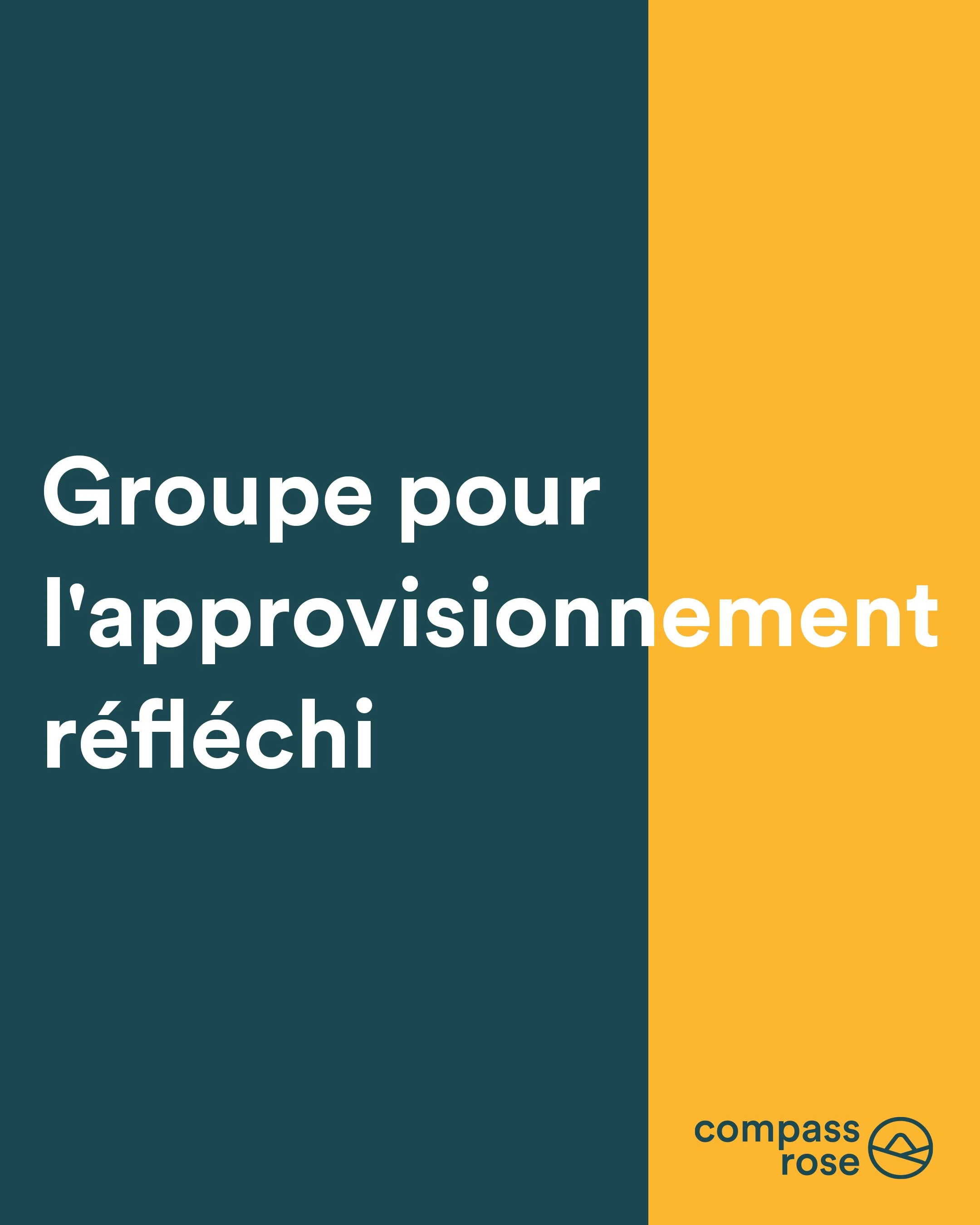 Compass Rose lance le Groupe pour l'approvisionnement réfléchi pour mener la prochaine vague de réformes des marchés publics au Canada