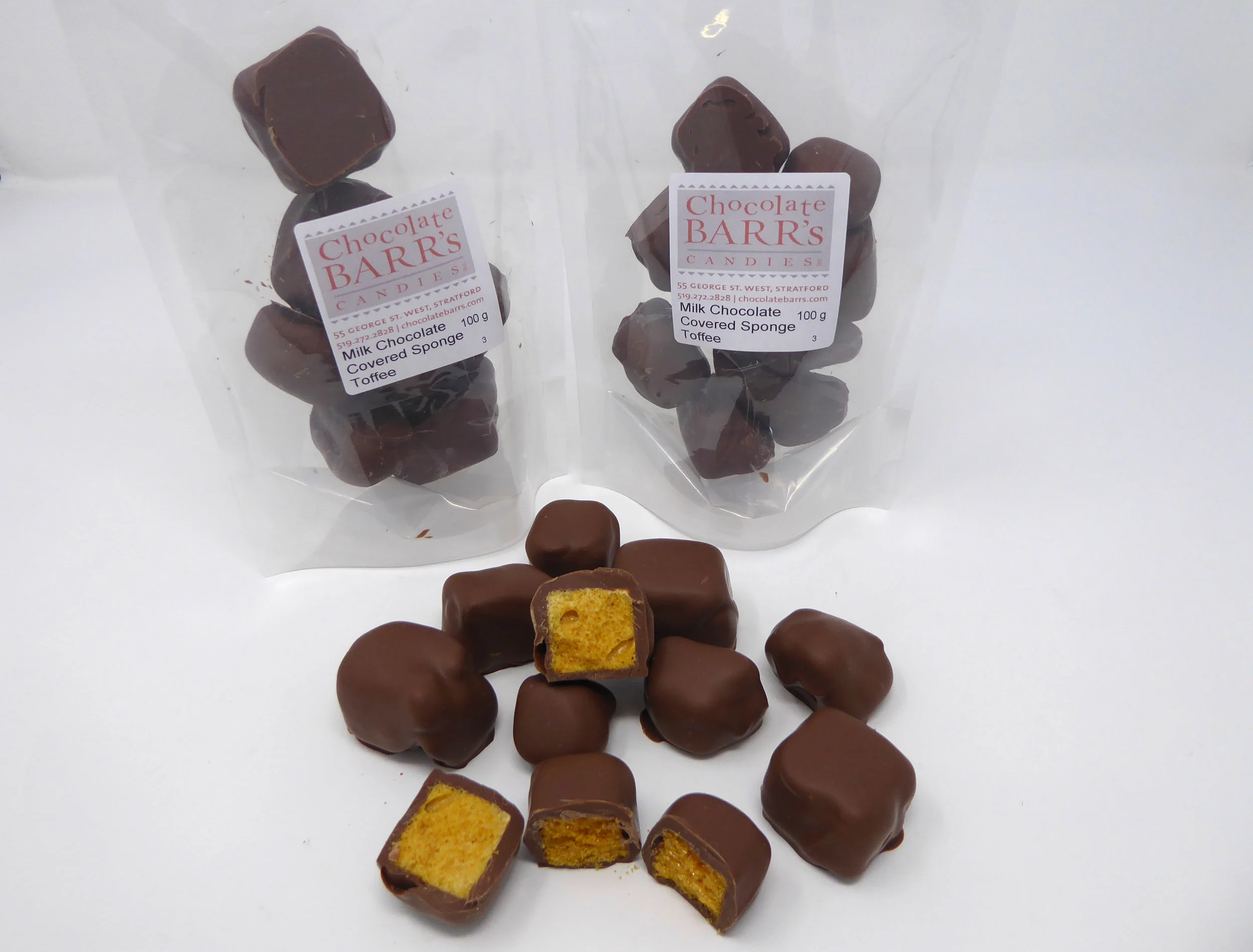 Milk Chocolate Covered Sponge Toffee