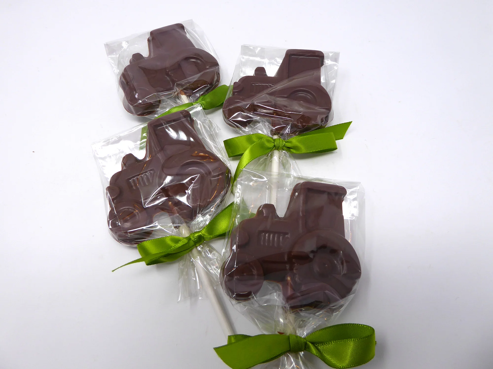 Milk Chocolate Tractor Sucker