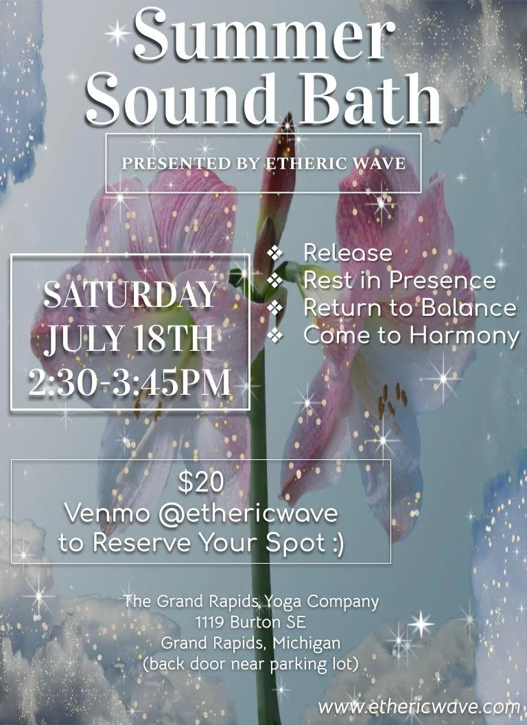 Summer sound bath