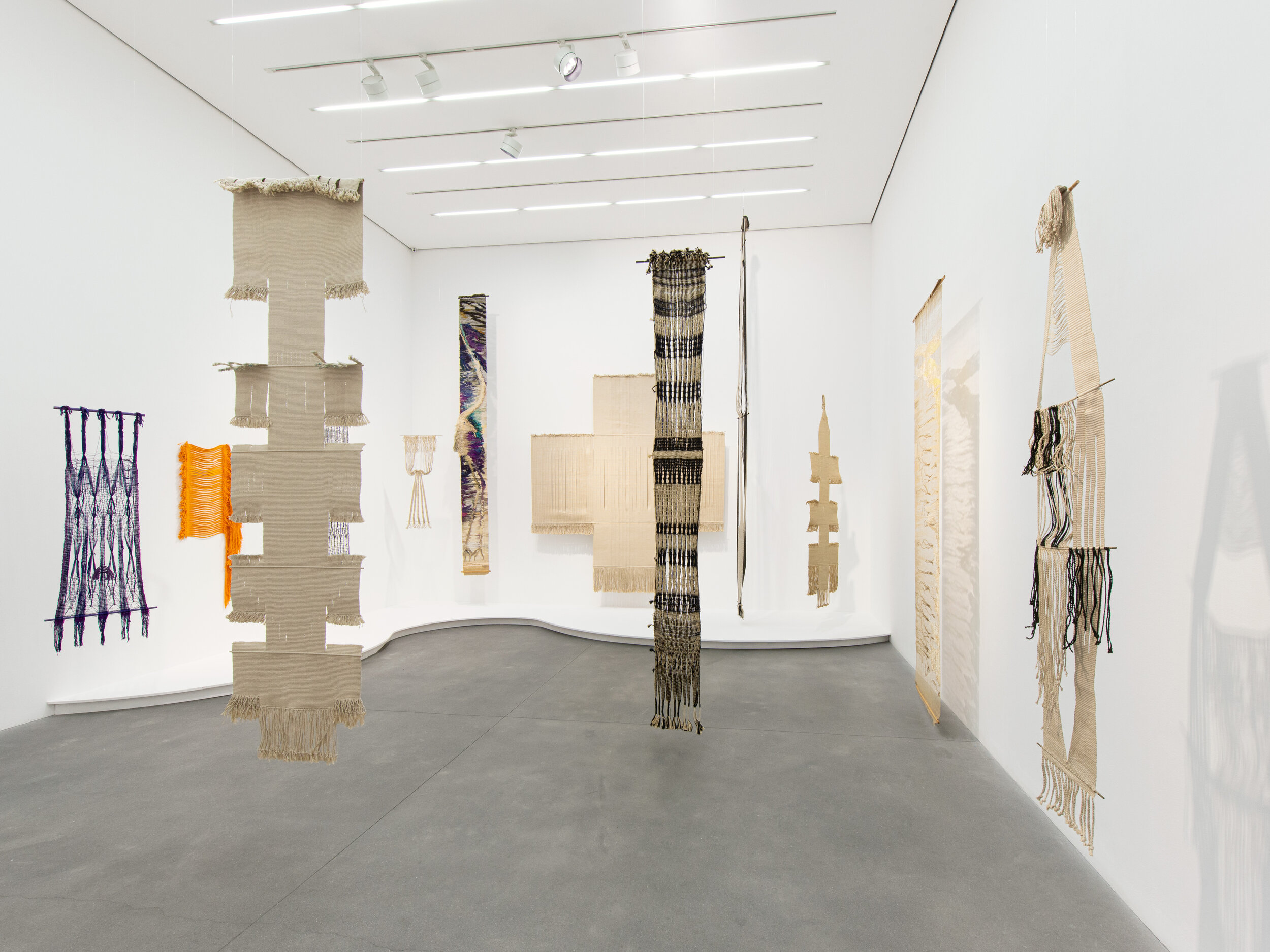 “Lenore Tawney: Part One”, the first of two solo exhibitions of the pioneering textile artist’s work at Alison Jacques, London