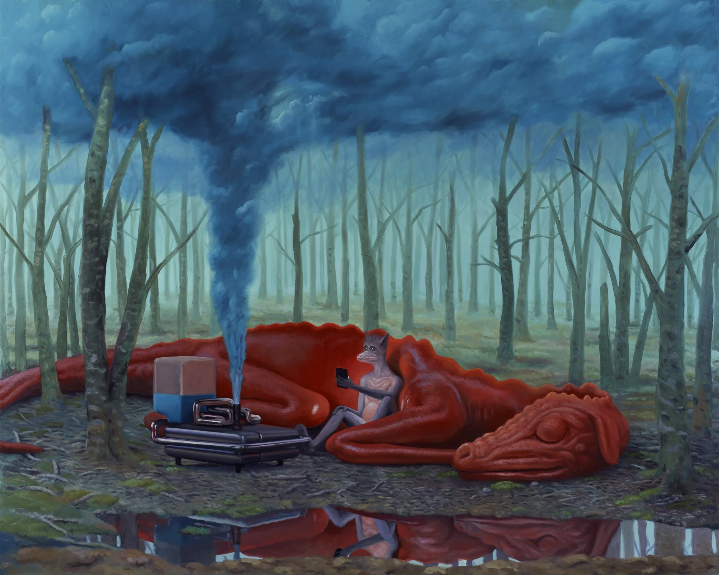 Jeremy Olson presents "this time of monsters", his solo show at UNIT, London