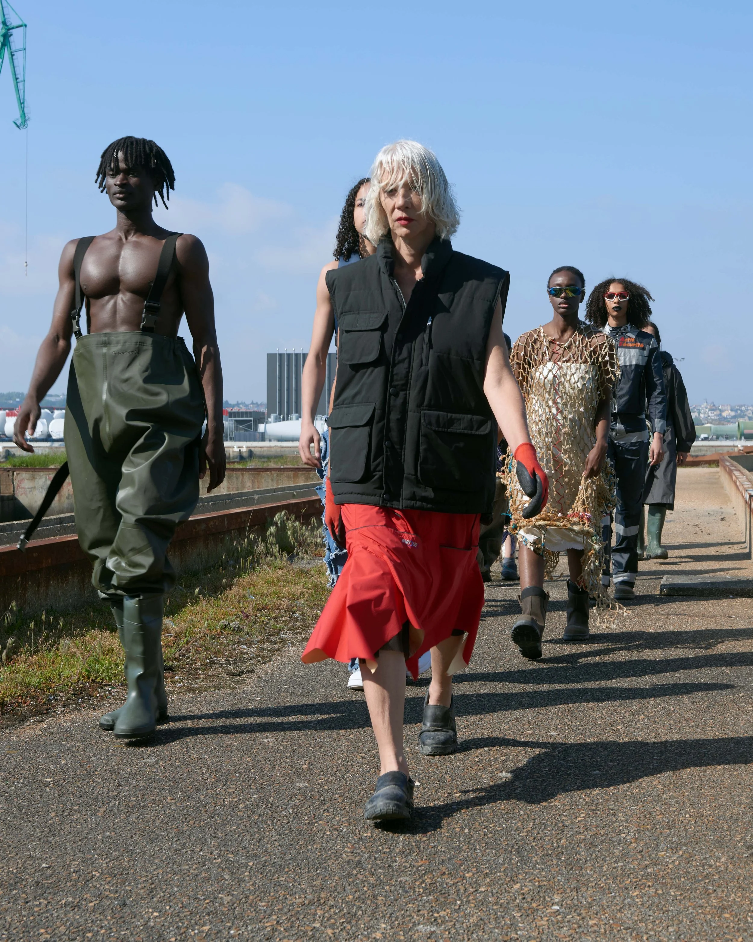 Maroussia Rebecq SS24, Paris - An atypical show that deconstructs codes in commercial fashion