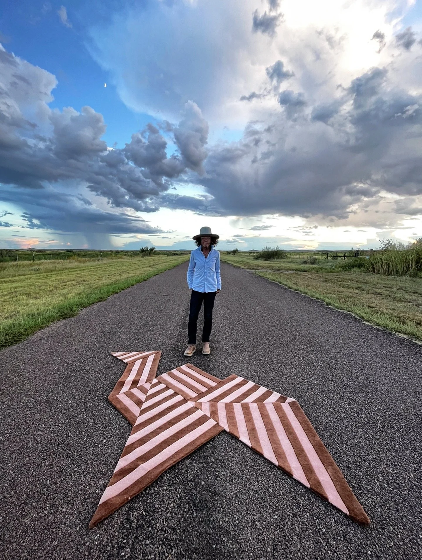Honored to bring these seminal works @blessyoutacobell from wall to floor ~ designing this bespoke Marfa Rug Collection in collaboration with the extraordinary team @branch_products for the luxury design space 🪩🪩🪩

The NEW Collection of Marfa Rugs