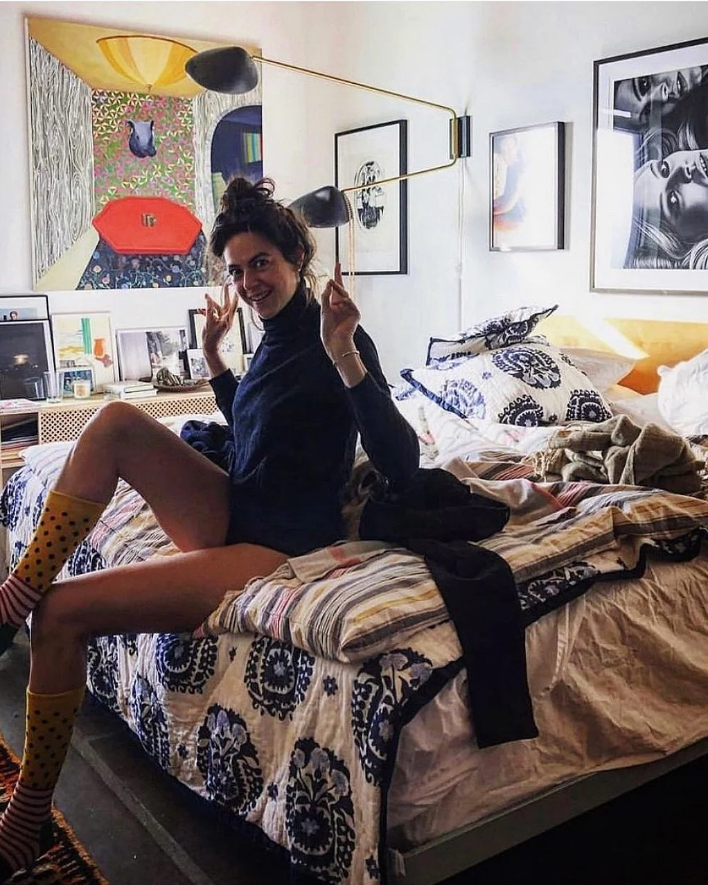 How it started&hellip;how it&rsquo;s going 🐎🐎🐎 Blessed to awaken each morning to this stellar Shara Hughes (early) masterpiece ✨ ✨✨ First exhibited some moons ago 🌙 At the legendary Rivington Arms Gallery | NYC (LES) ~ founded by the inimitable @