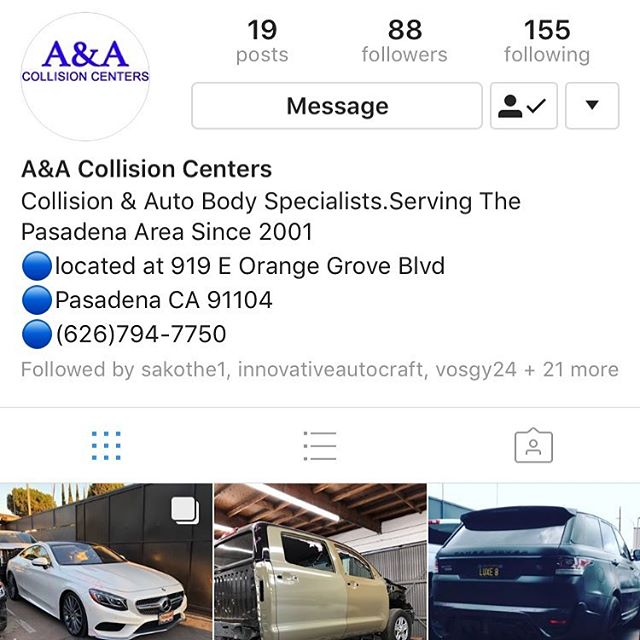 We would like to introduce our sister location @aa_collision_centers , new to ig but been in business since 2001. Please follow and message for all your auto body and collision repair needs. #bodyshop #collision #motor_head_ #carinstagram #realrunner