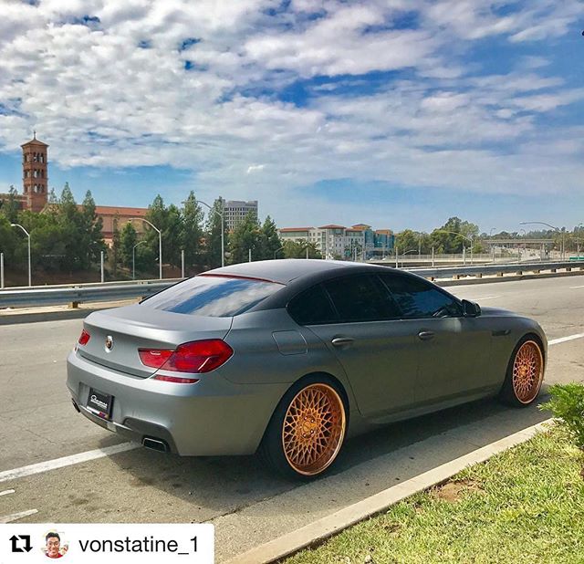 #Repost @vonstatine_1
・・・
Spaceship 🤖  #bmw #6series #mygirls #loyalty🎖#giovannawheels #pasadenaculture #septembercolor #thewave #septemberflag #rosegold