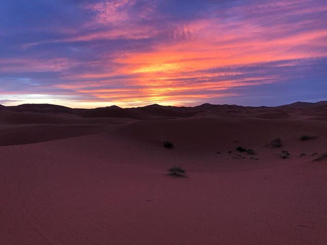 Sunrise, sunset, desert (non-island) wine.