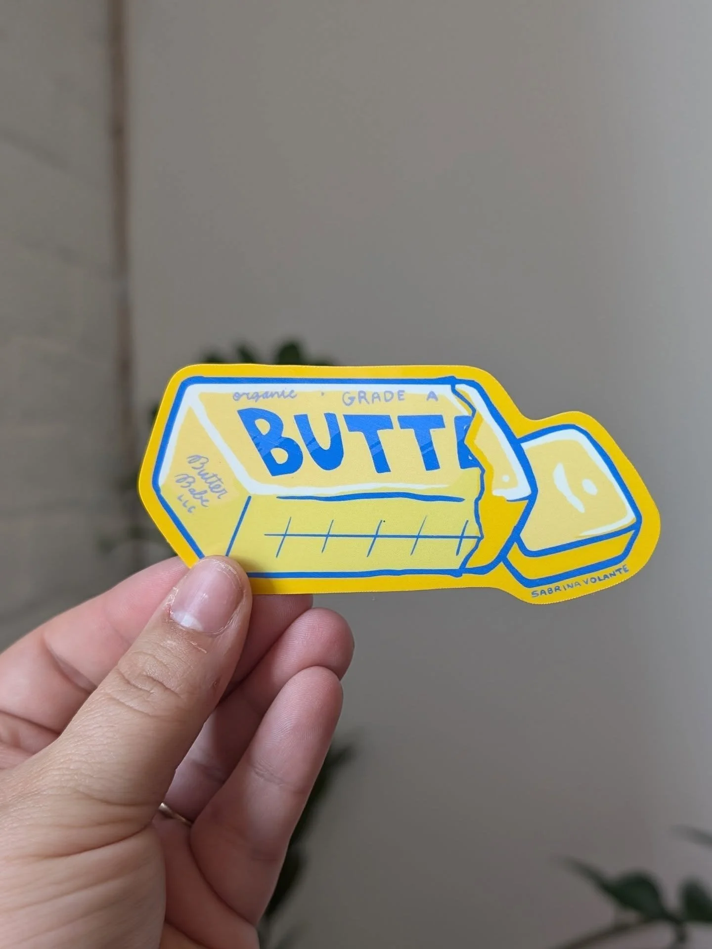 Butter and lobster stickers restock! 🧈🦞