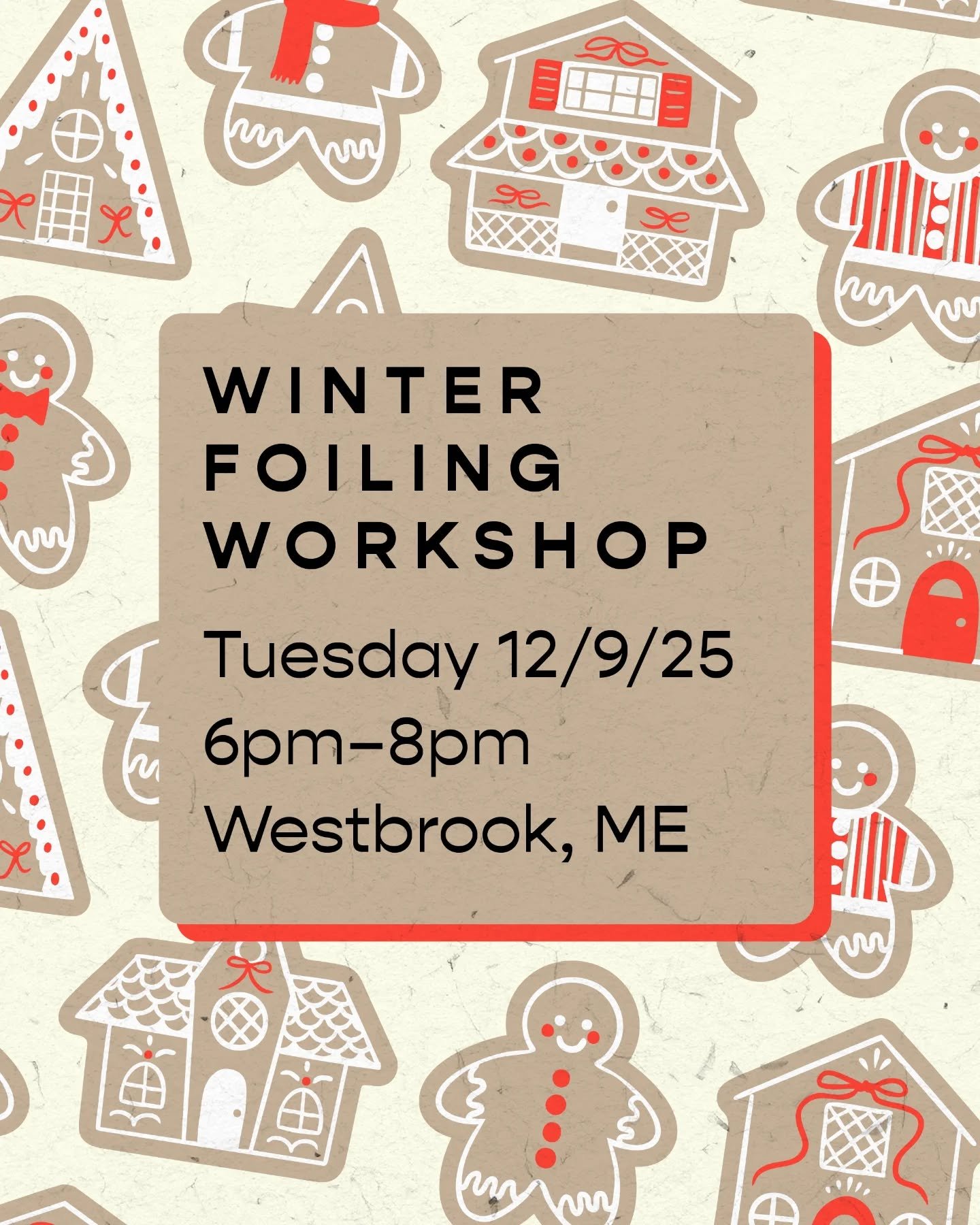 Hi! I'm planning two more workshops! One next week on Tuesday and another in February! I hope you can join!