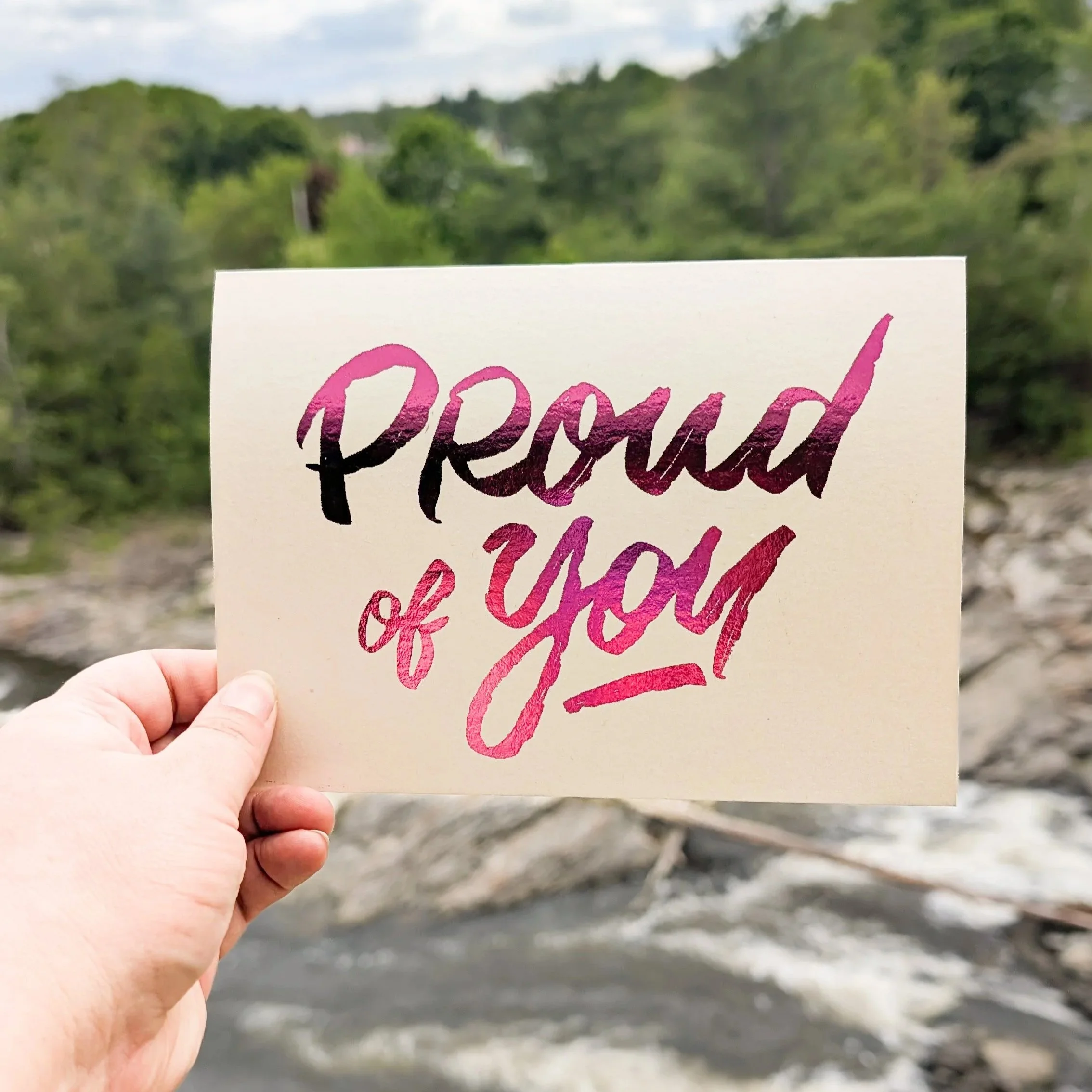 Proud of You Greeting Card — Sokvonny Design Collab