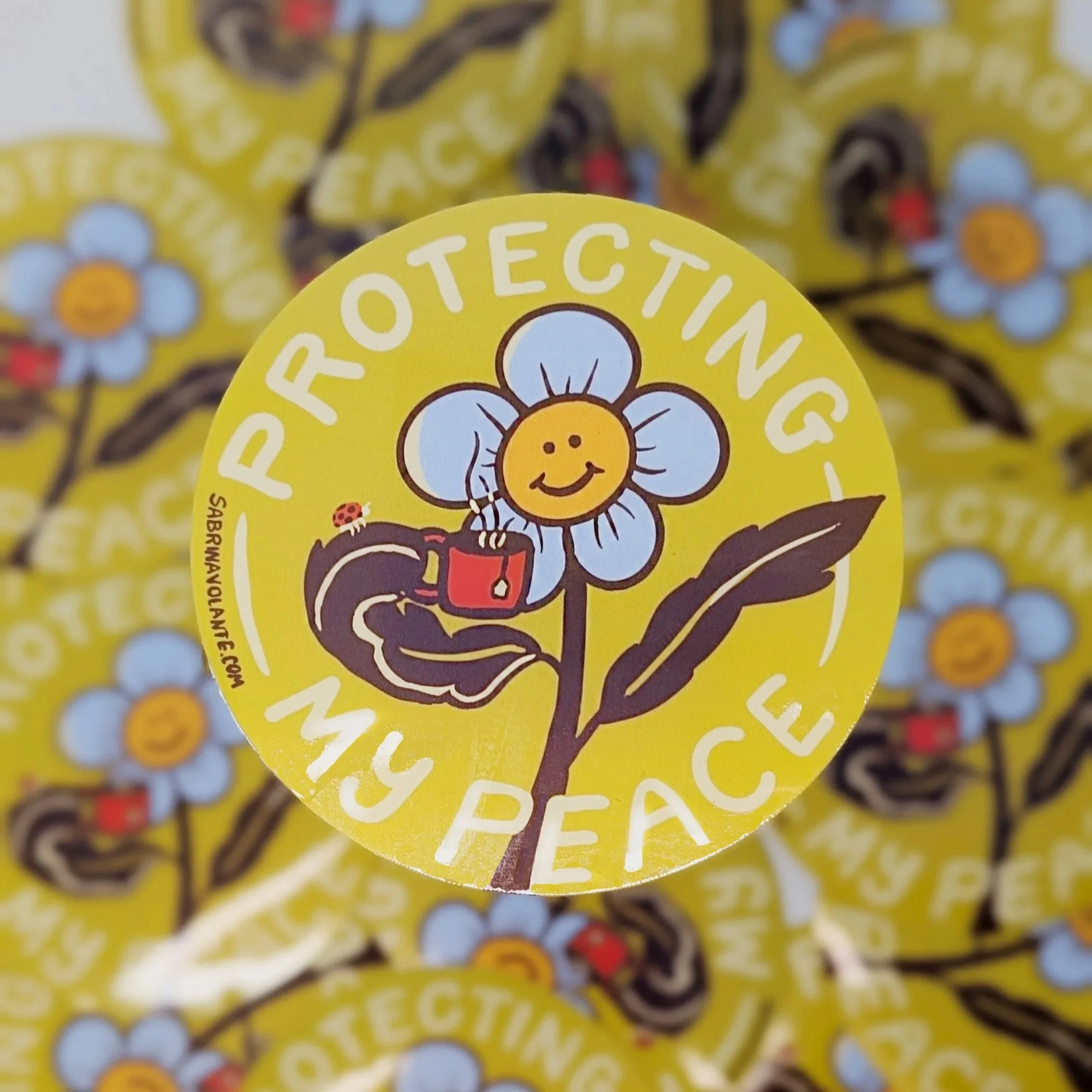 Protecting My Peace — Waterproof Vinyl Sticker