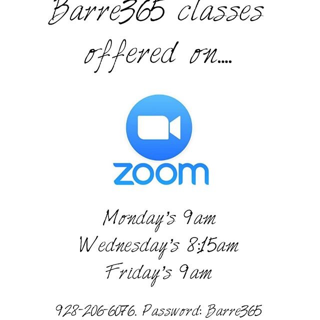 Getting antsy???? Barre 365 is offering 3 classes a week through @zoom_video_communications and @murbain has made a video for you (repeat on other side) .
.
Hope everyone is well! .
.
#barre365 #pilates