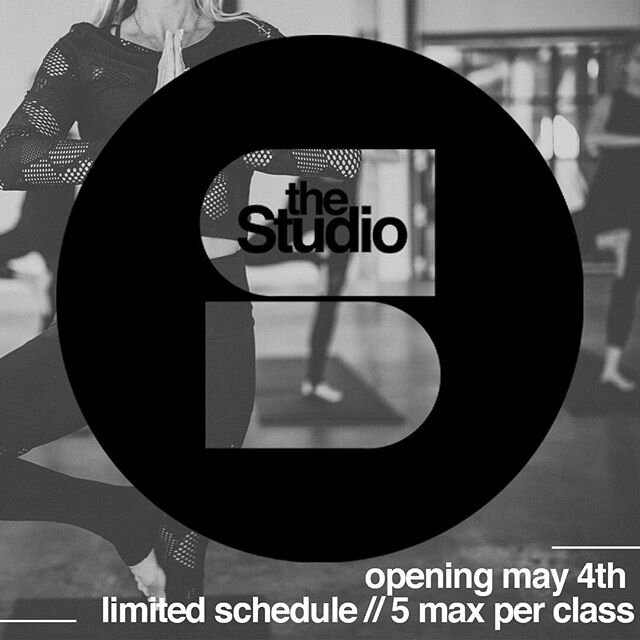 ⏰One week from today we plan on re-opening🍾
.
.
Monday May 4th The Studio is scheduled to re-open with limited schedule and smaller class size. Don&rsquo;t forget to sign up to reserve your spot! .
.
Can&rsquo;t wait to see everyone again😁
.
.
#bar