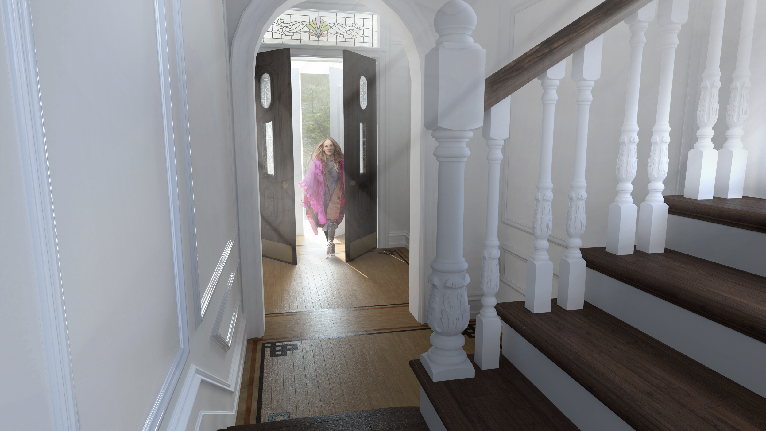  AJLT S2 - Carrie’s Gramercy Park Townhouse (Drawn as Art Dir.) 