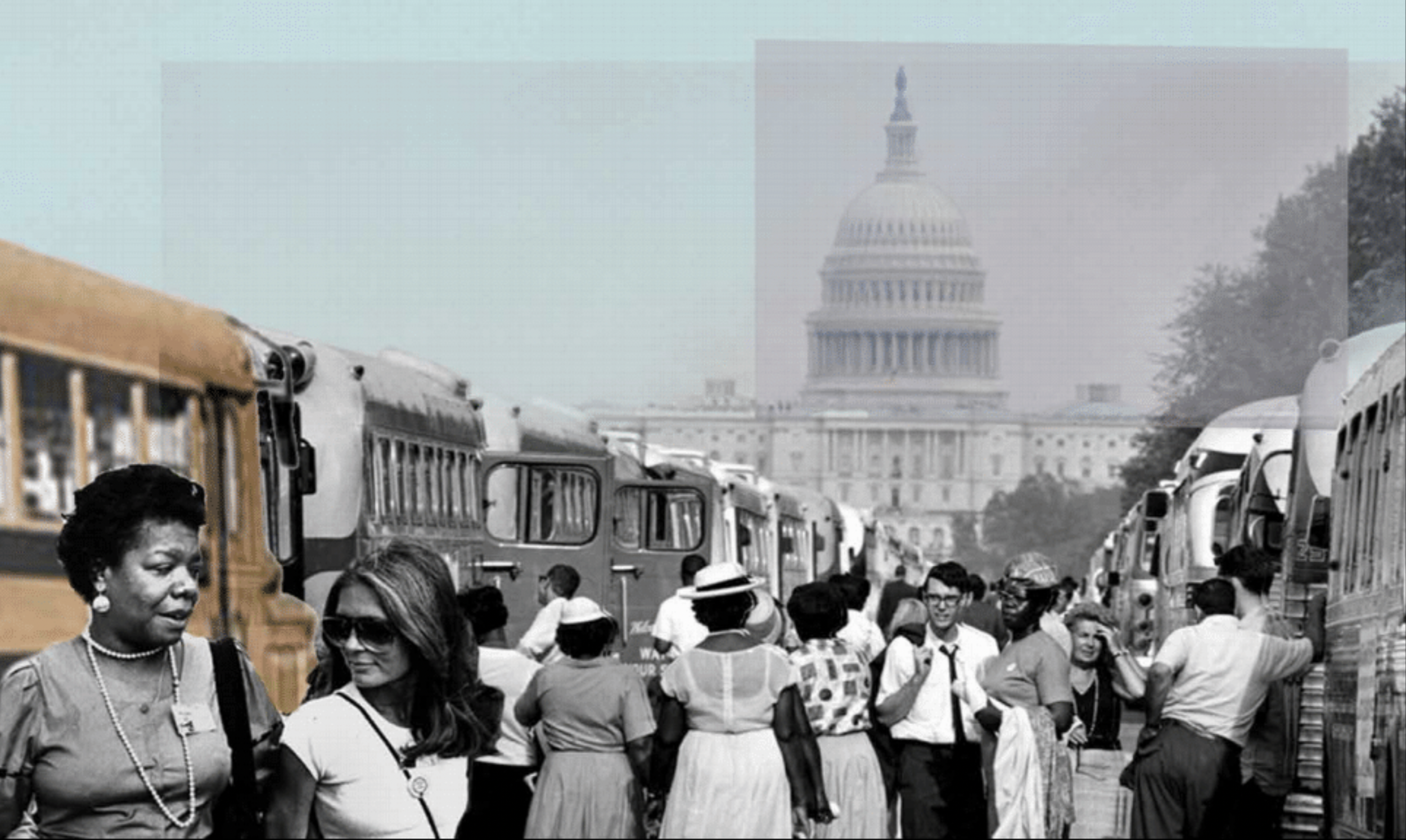  The Glorias - March on Washington (drawn as art dir.) 