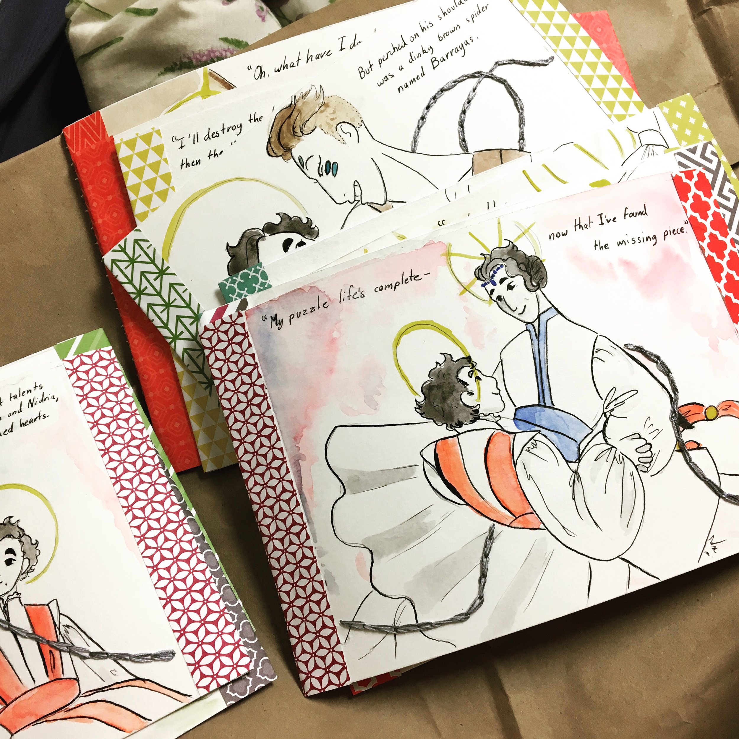  Pages,  before they were bound 