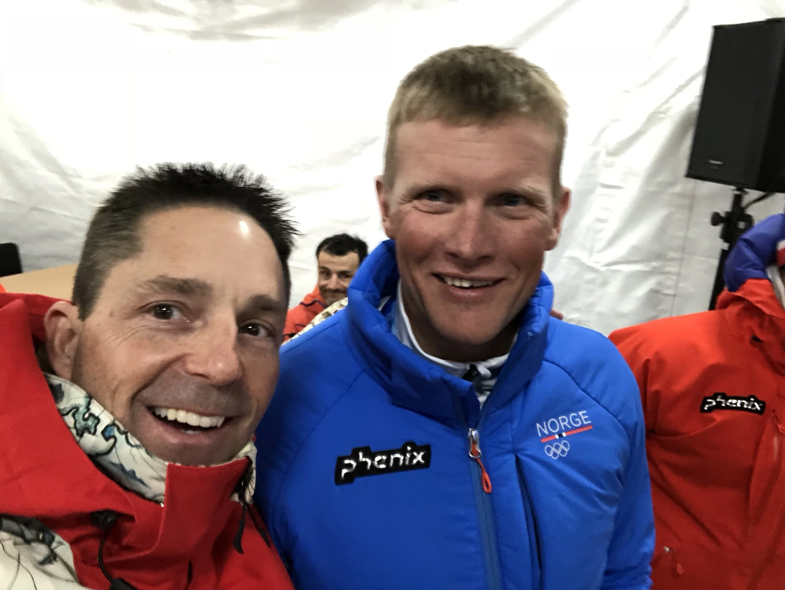Photo with Norway’s head coach and friend Tor Arne Hetland.