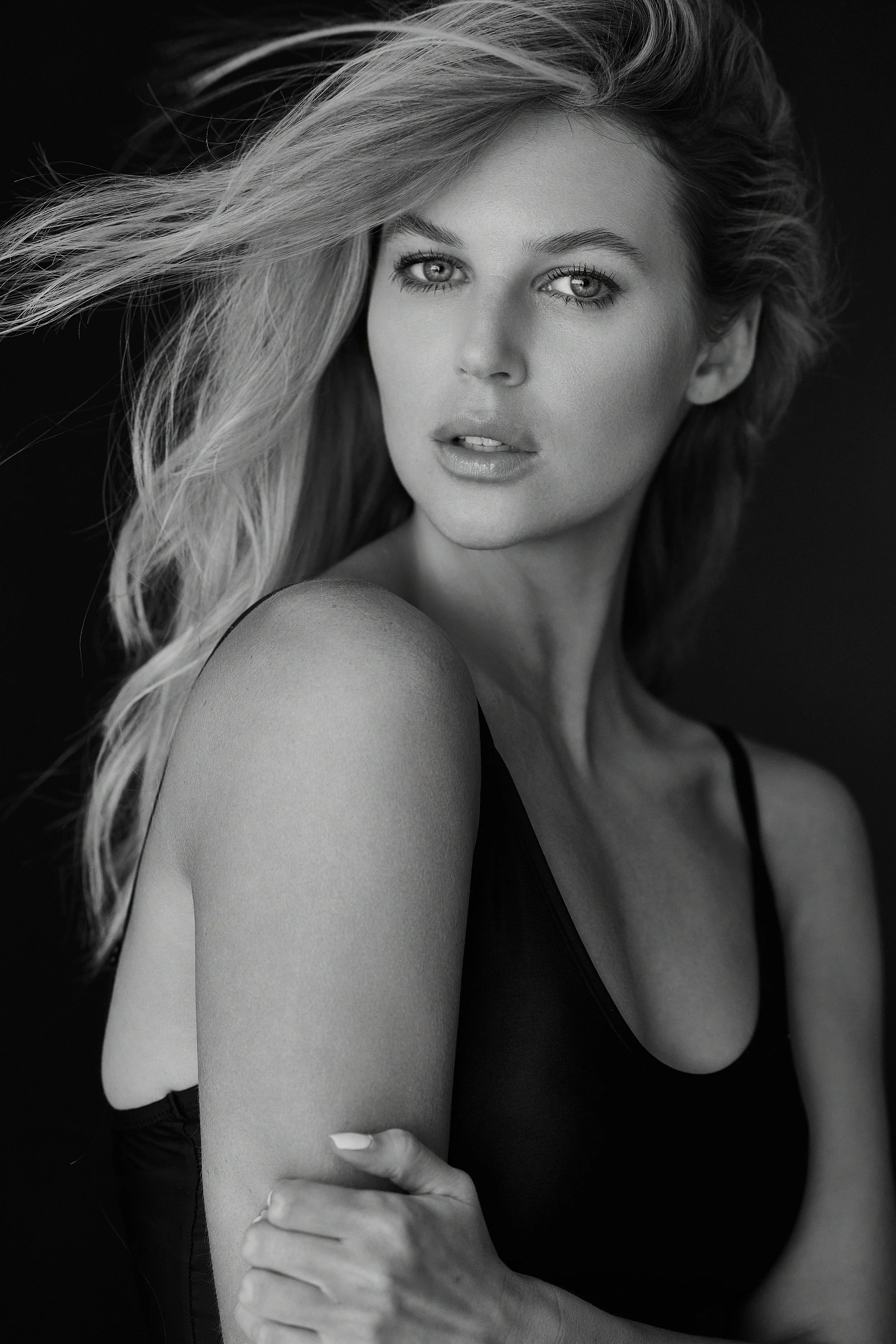 black and white commercial editorial model comp card portfolio photography New Jersey New York