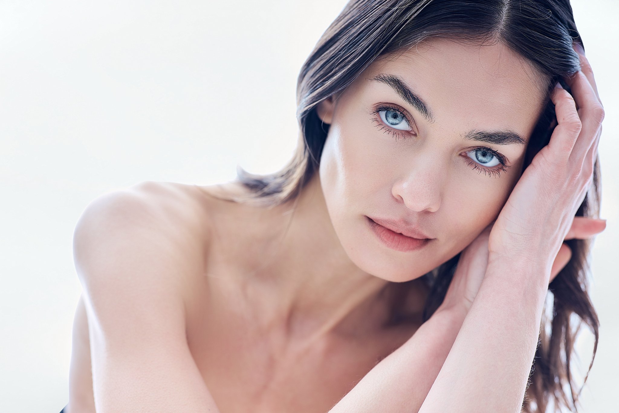 editorial photographer new jersey beauty Wilhelmina model studio portrait