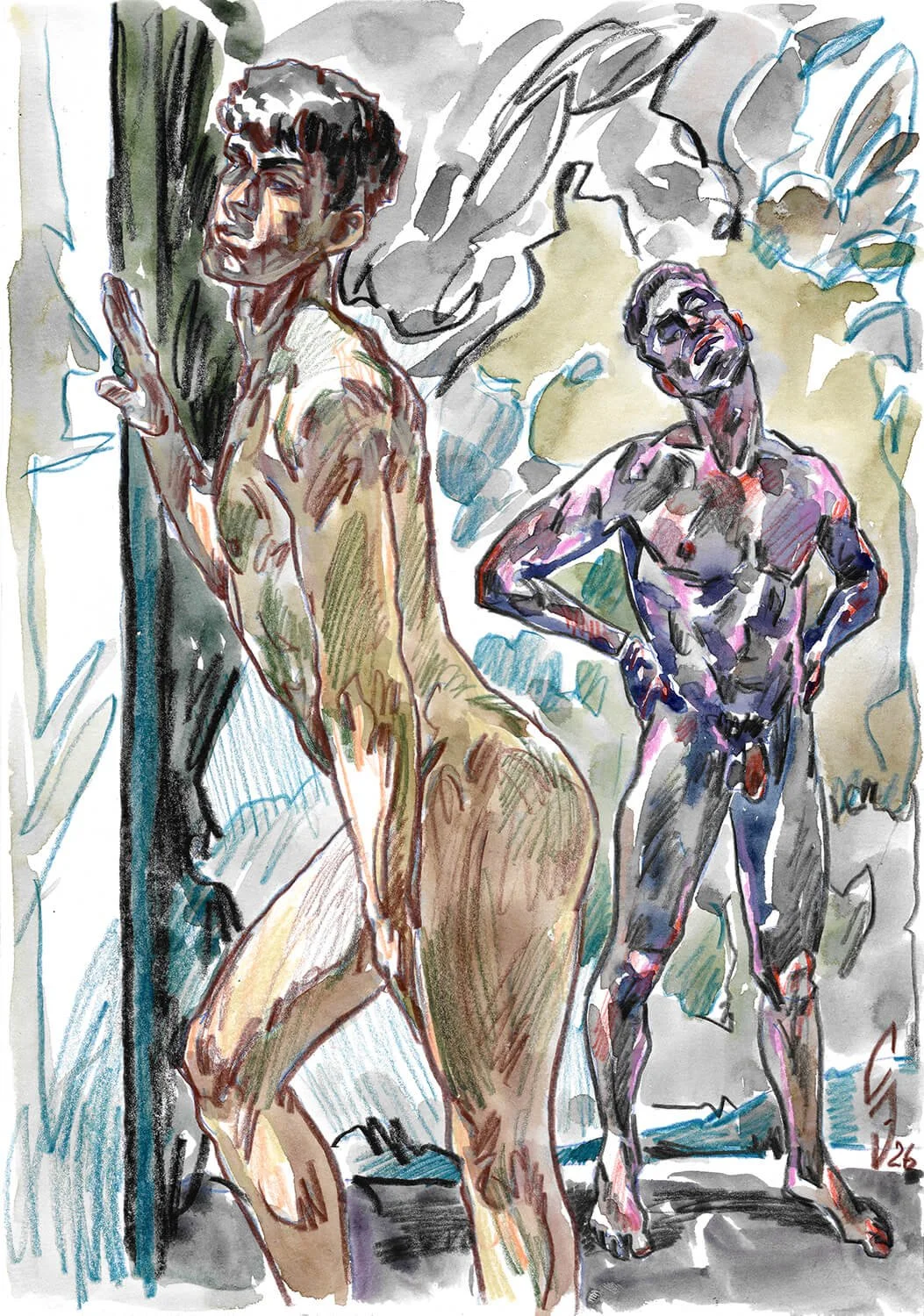 Light penetrating the darkness