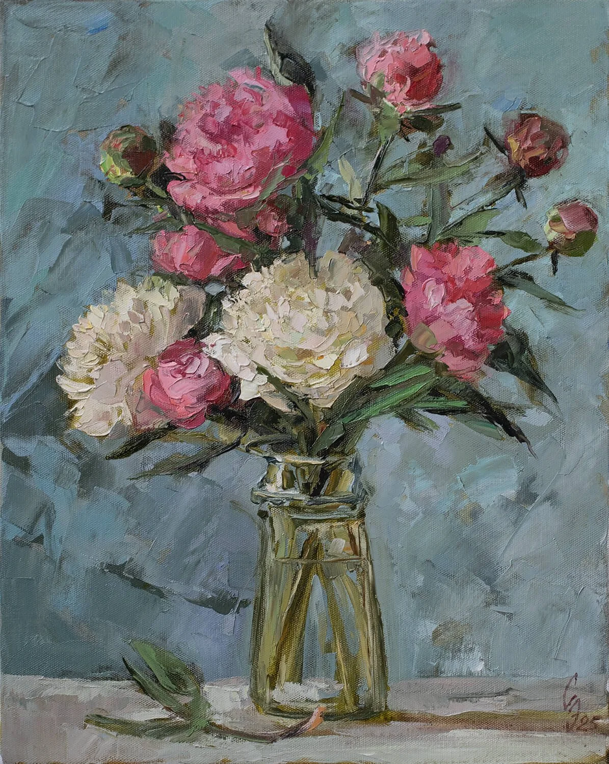 Bouquet of peonies