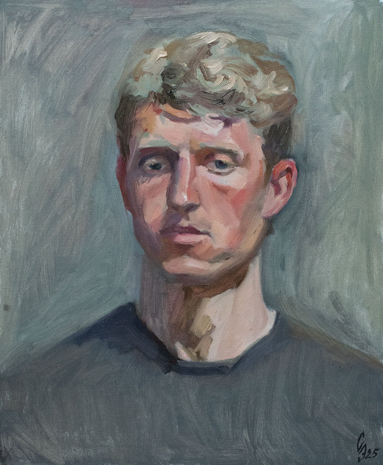 Portrait of a young man. Manuel