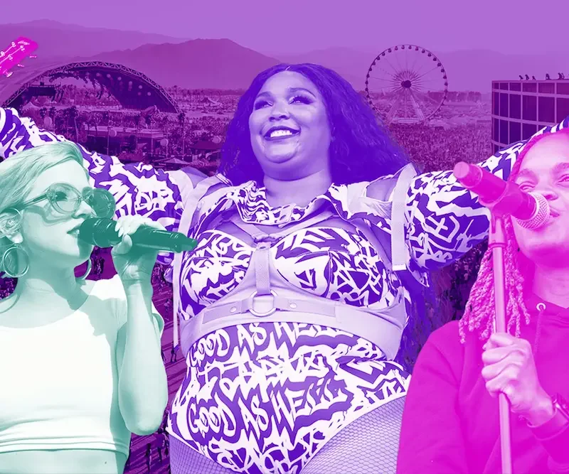 Nylon article header image with artists