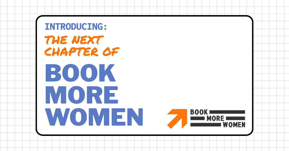 Introducing the next chapter of Book More Women header image